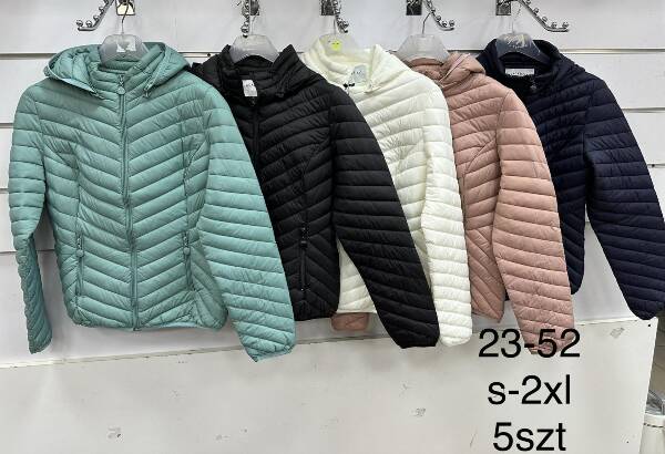 Kurtki damskie cienki Roz S-2XL, 1 Kolor Paczka 5 szt